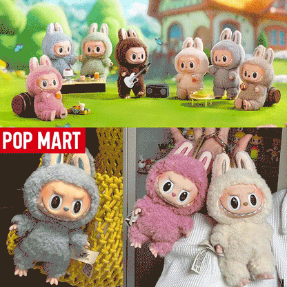 HFH-Wisiorek pluszowy z serii Makaronowej Labubu