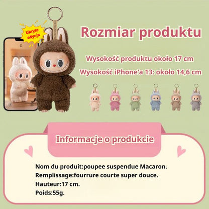 HFH-Wisiorek pluszowy z serii Makaronowej Labubu