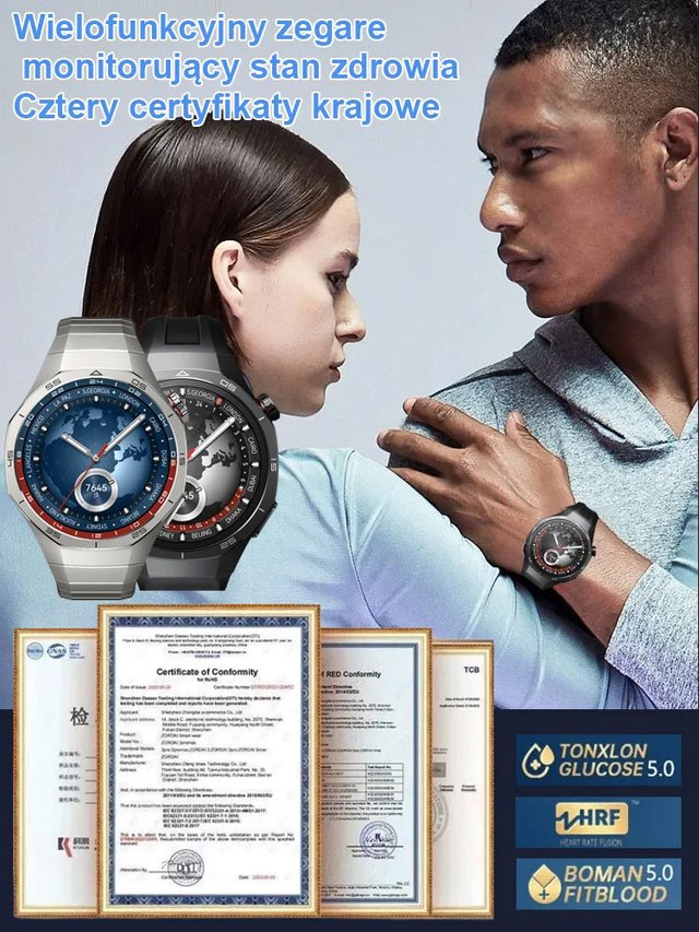 Z16Pro HD ekran tętno zdrowie inteligentny zegarek