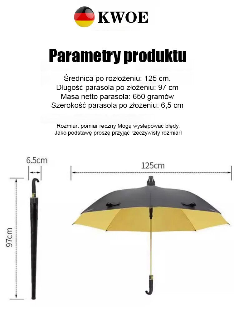 【Rekomendowany przez IMIS】Samozwijający się piętrowy parasol odporny na sztorm