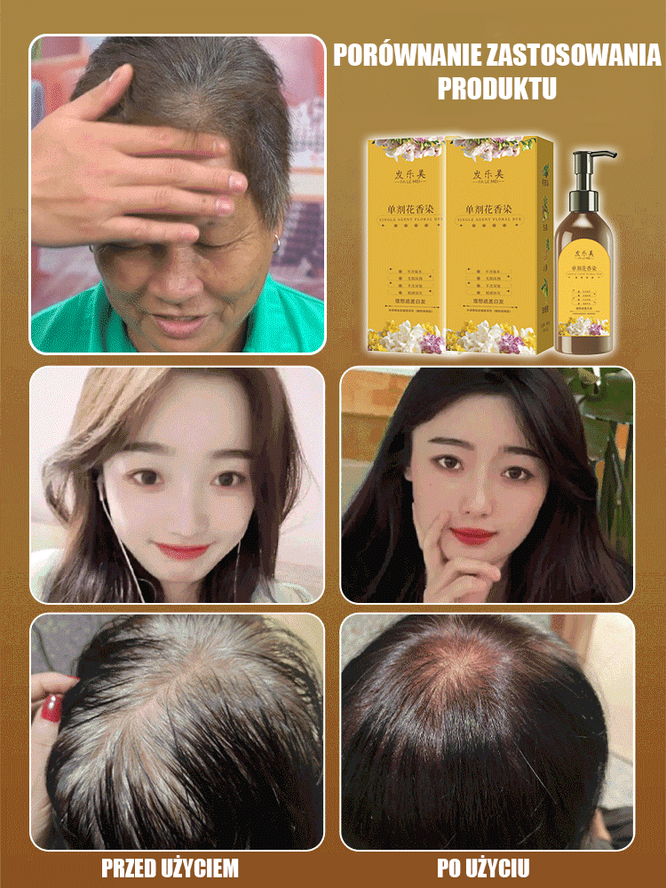 Szampon do włosów o zapachu kwiatów