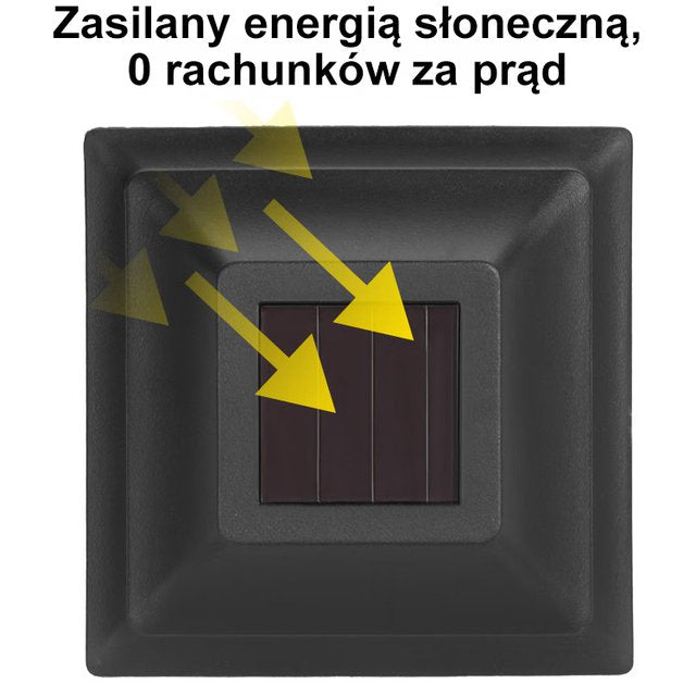 Solarne lampy ogrodowe wodoodporne do użytku domowego.