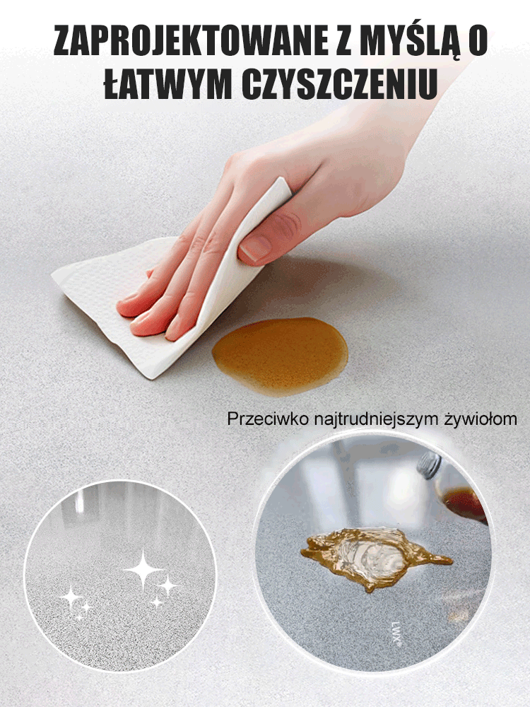 【Darmowy utwardzacz】Farba epoksydowa z kolorowym piaskiem do podłóg imitująca marmur