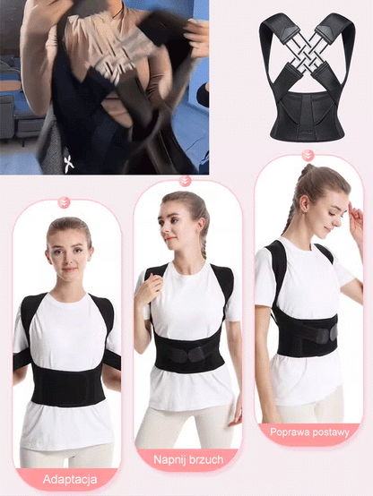 Przyrząd do korekcji postawy i upiększenia pleców