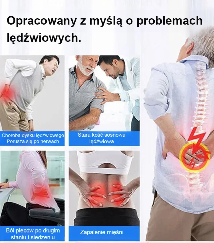 Żel chłodzący na kręgosłup lędźwiowy