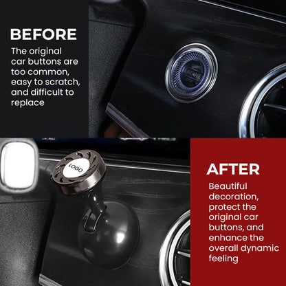 Dostosuj metalową dźwignię rozruchową samochodu z jednym przyciskiem