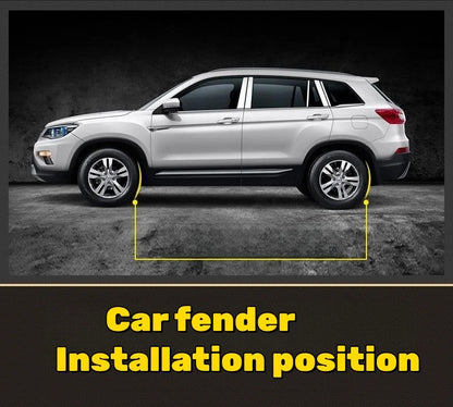 Błotniki samochodowe przeciw piaskowaniu skutecznie chronią lakier samochodu (4 sztuki)