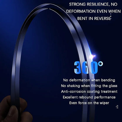 🌈 Ciche wycieraczki z włókna węglowego bez kości - spraw, by jazda była stylowa, cicha i komfortowa!