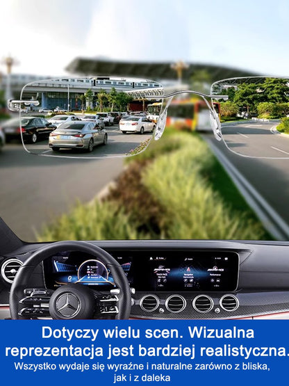 Bezramkowe okulary do czytania z regulacją ostrośc