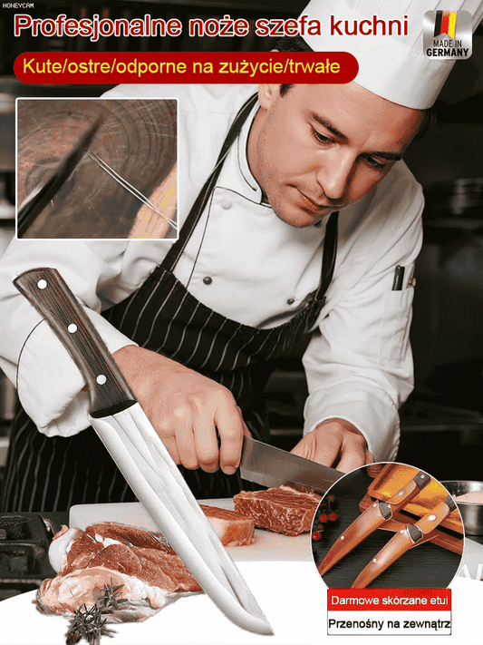 Ręcznie kuty nóż do filetowania-Długotrwała ostrość