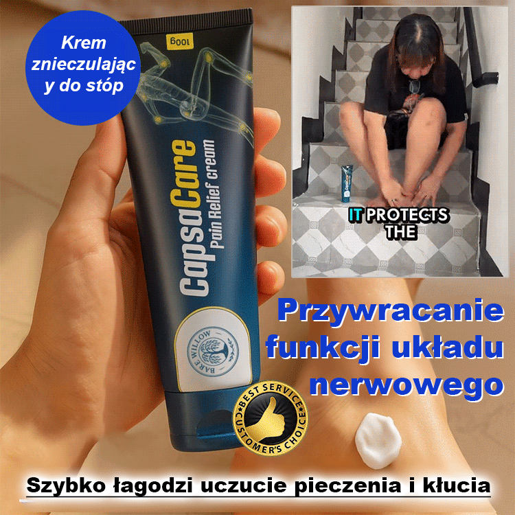 Krem do pielęgnacji nerwów stóp