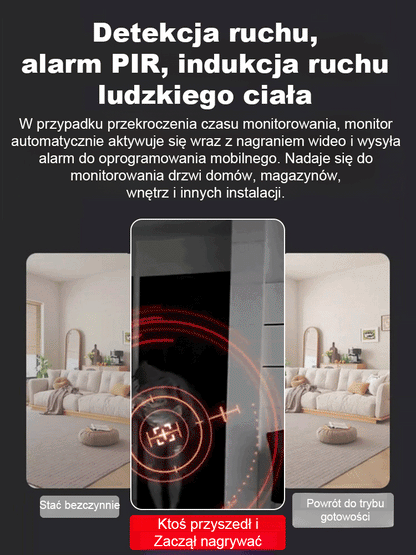 Kamera bez podłączenia Instalacja bezprzewodowa, dostępna bez wtyczek, monitorowanie w czasie rzeczywistym!