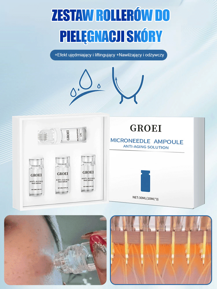Mikroigłowe serum przeciwzmarszczkowe