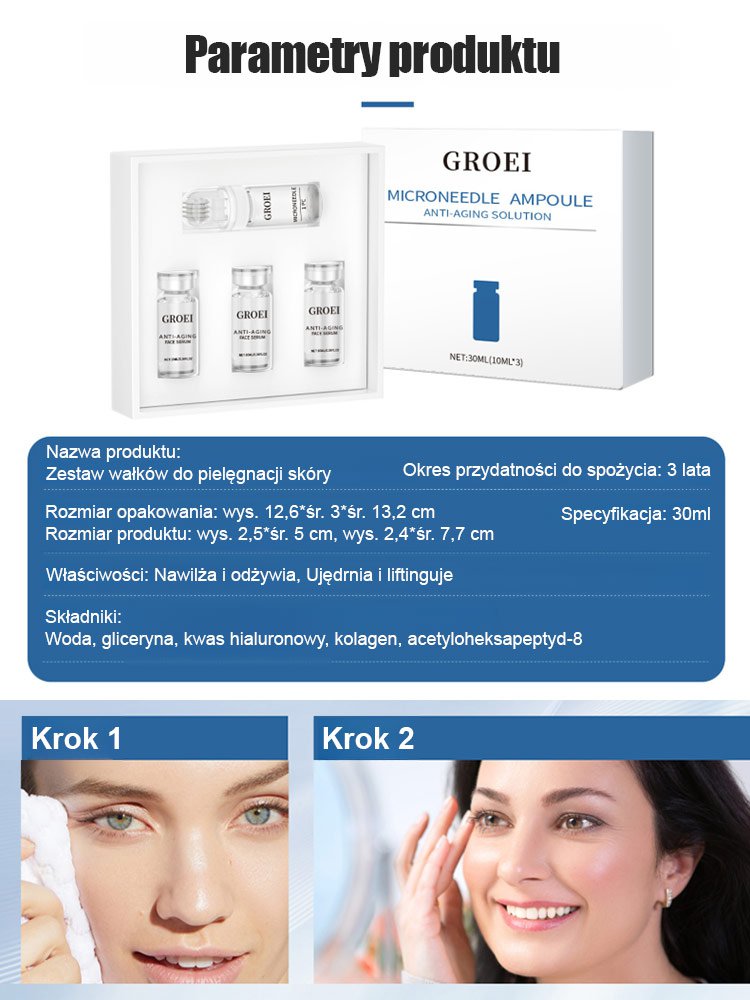 Mikroigłowe serum przeciwzmarszczkowe