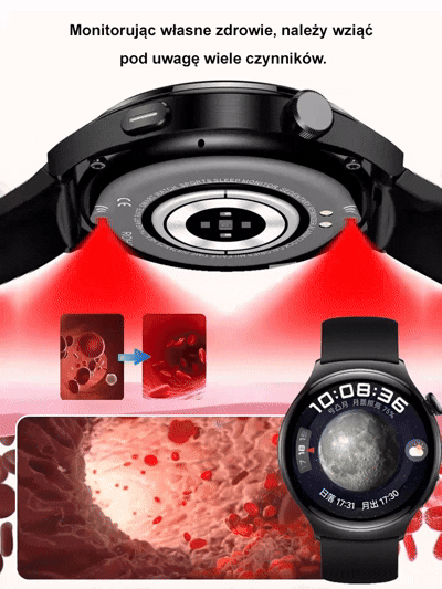 Zestaw inteligentnych zegarków Watch4pro [bezpłatny pasek]