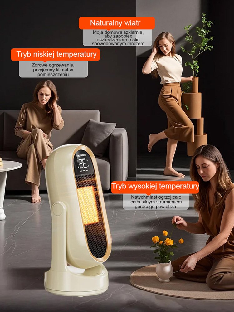 Cichy i ekonomiczny grzejnik do natychmiastowego ogrzania całego mieszkania