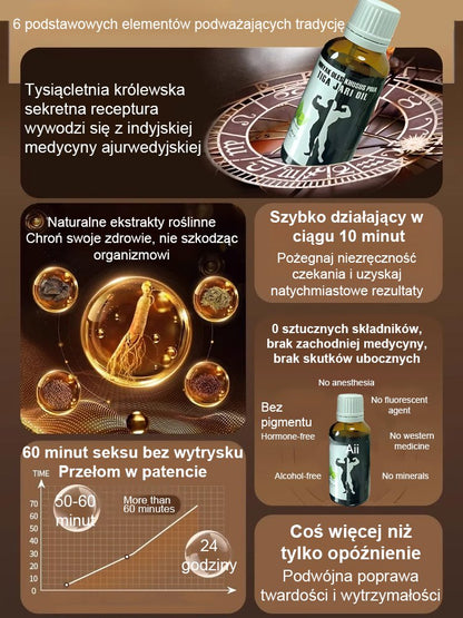 Mężczyźni opóźnienie prywatne oleje eteryczne