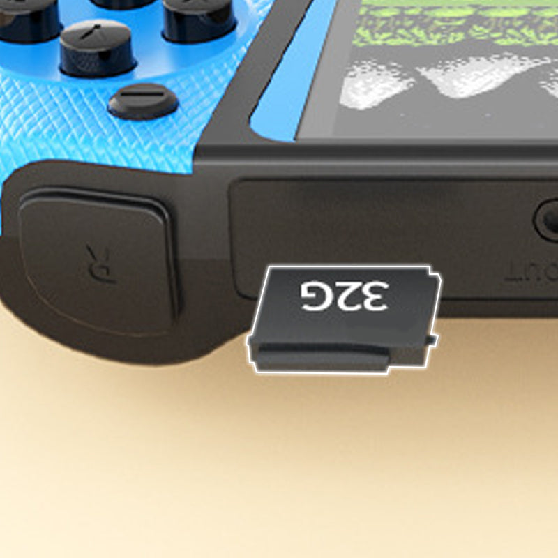 🎮 Przenośna, klasyczna konsola do gier z dużym ekranem