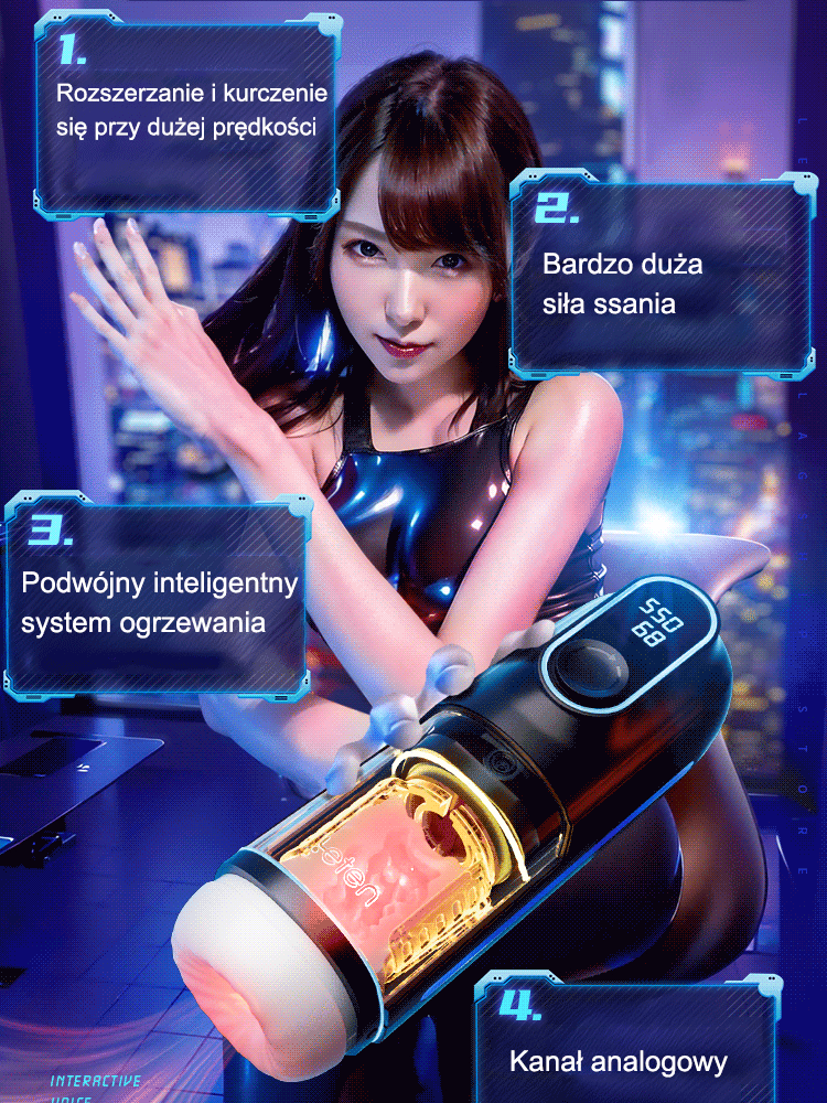 Wibrujący masturbator dla dorosłych