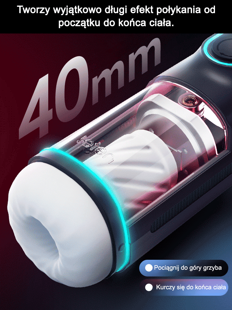 Wibrujący masturbator dla dorosłych