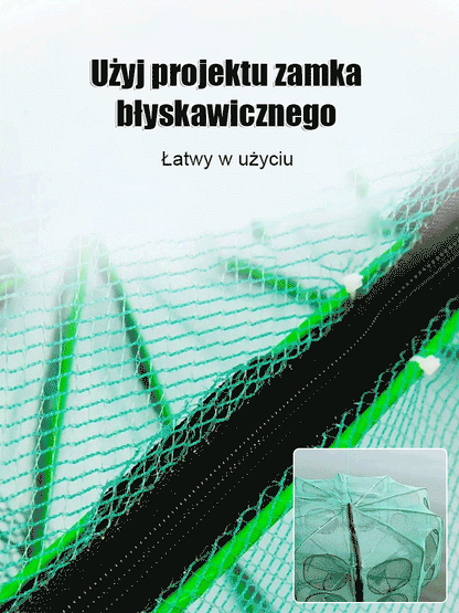 [Mistrz wędkarstwa] Automatycznie składa i pogrubia klatkę wędkarską