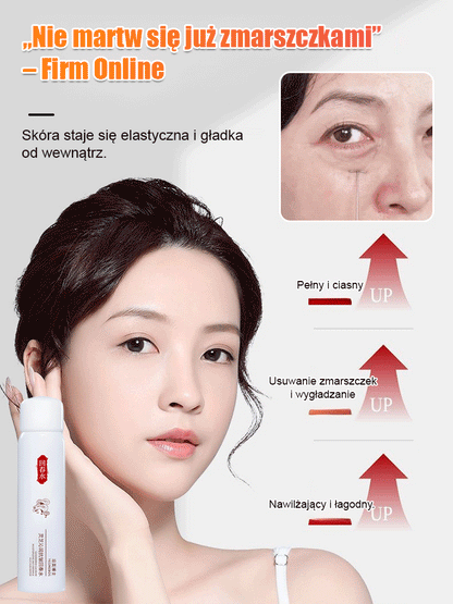 Rewitalizująca woda przeciwzmarszczkowa z grzybem Reishi.