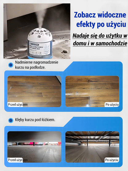【Pogromca Kurzu】Uniwersalne Magiczne Pudełko Odkurzające