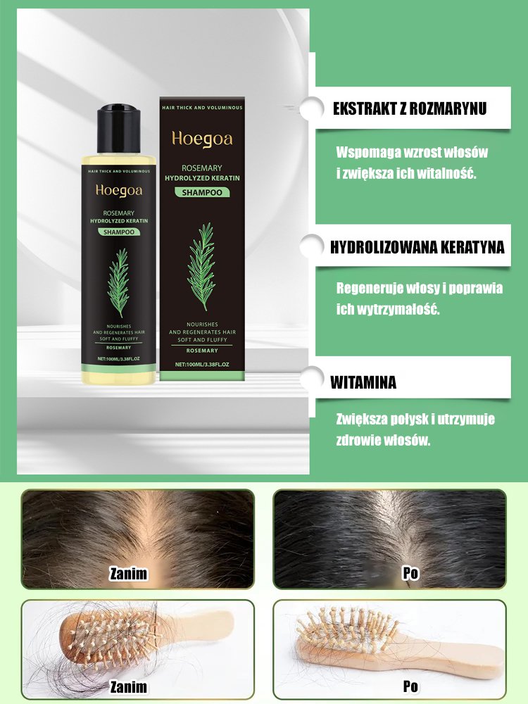 Szampon z ekstraktem ziołowym – Im mniej włosów, tym lepszy efekt