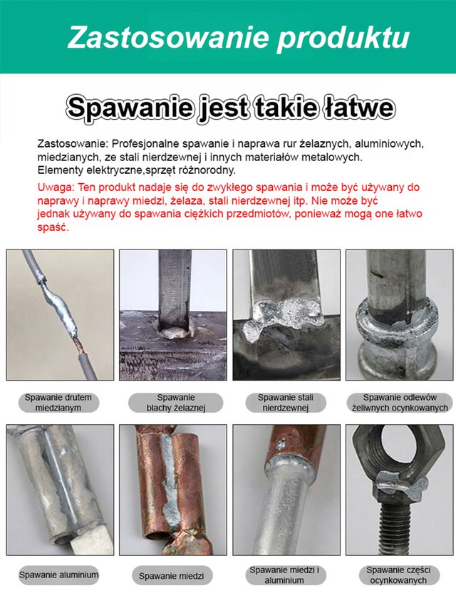 【Pożegnanie z palnikiem do spawania】 Ulepszona i wzmocniona wersja uniwersalnej elektrody spawalnicz