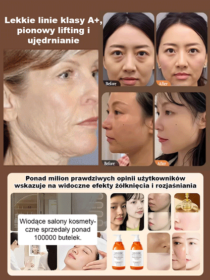 【Całkowite ujędrnienie twarzy bez zmarszczek】Serum przeciwzmarszczkowe VC