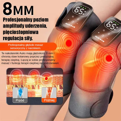 Elektryczny masażer do kolan z funkcją podgrzewania.