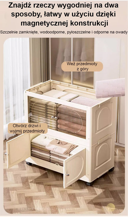 Składana szafa do przechowywania bez montażu