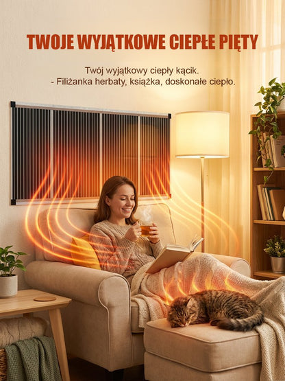 【5-sekundowe szybkie nagrzewanie】Niemiecka technologia grafenowa - ogrzewanie ścienne