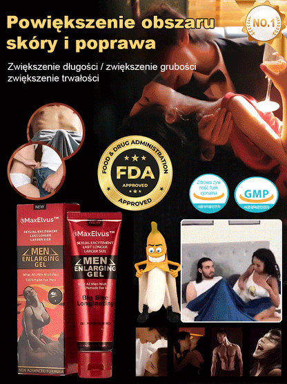 Wzrost o 7 cm w 7 dni Całkowicie naturalny krem powiększający dla mężczyzn