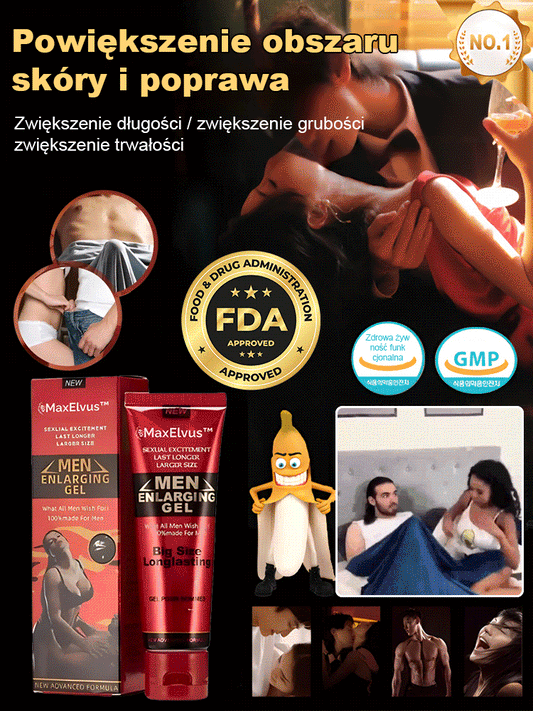 Wzrost o 7 cm w 7 dni Całkowicie naturalny krem powiększający dla mężczyzn