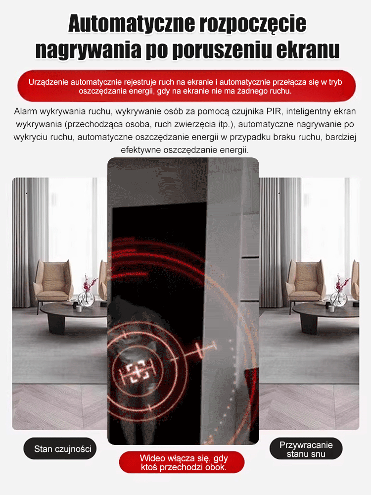 Miniaturowa kamera o wysokiej rozdzielczości bez martwych punktów