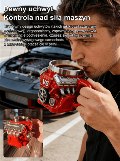 Silnik V8 silnik kubek kubek ozdoba