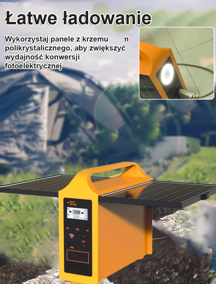 Solarna lampa do oświetlenia awaryjnego