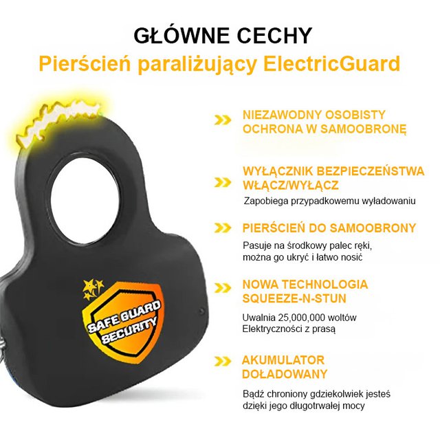 Elektryczny brelok z paralizatorem