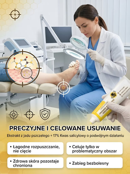 Krem do usuwania modzeli i odcisków z jadem pszczelim