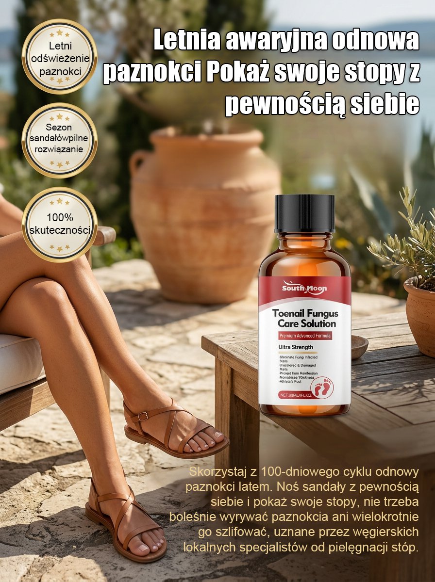 【Bezbolesna wymiana paznokci】Ziołowy łagodny płyn do naprawy paznokci dotkniętych grzybicą