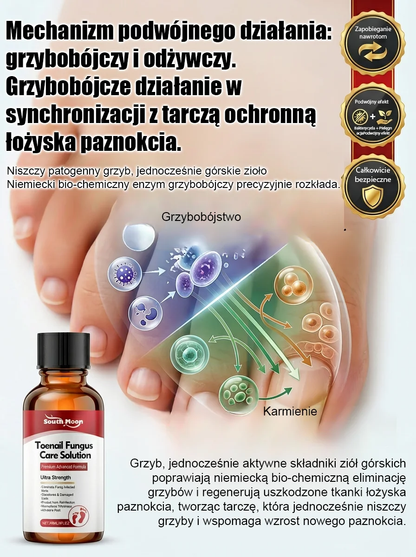【Bezbolesna wymiana paznokci】Ziołowy łagodny płyn do naprawy paznokci dotkniętych grzybicą
