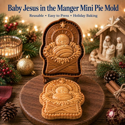 ✝️ Mini zestaw foremek do ciastek świątecznych z motywami wiary i Narodzenia Pańskiego | Wielokrotnego użytku foremki do tradycyjnego pieczenia świątecznego 🥧✨