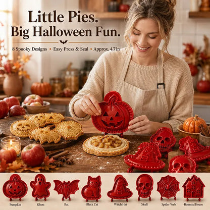 🎃 Zestaw 8 mini foremek do ciast na Halloween