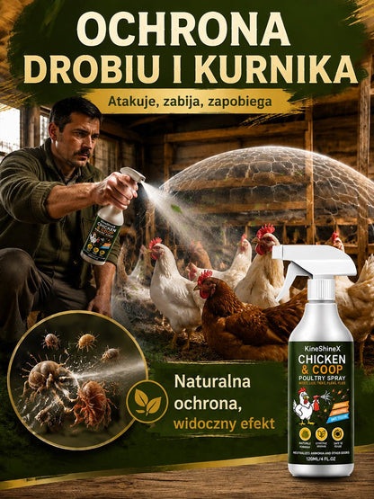 Specjalny spray dezynfekujący i odkażający do kurników