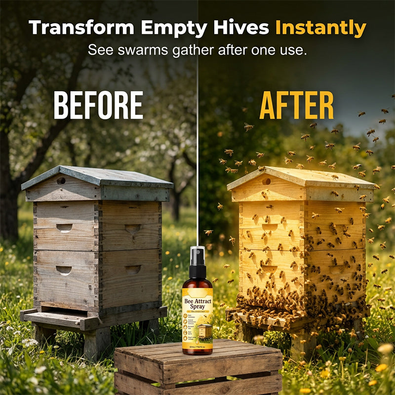 🍯🐝 Spray wabiący pszczoły | Pomaga przyciągnąć roje pszczół do ula i zwiększa skuteczność wabienia pszczół! Przyciąganie pszczół jest łatwiejsze! 🏡