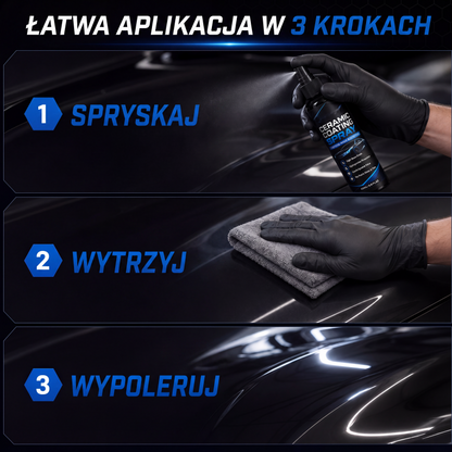 Ceramiczna powłoka nano w sprayu do samochodów