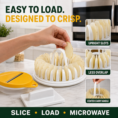 🥔🍟 Domowy ekspres do robienia chipsów ziemniaczanych do mikrofalówki - bez oleju, chrupiące i zdrowe - idealne na domowe przekąski 🥗✨