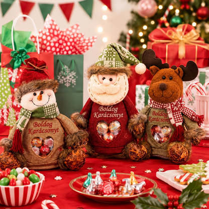 🎄🎁 49% ZNIŻKI – ostatni dzień! Świąteczne torebki prezentowe z suwakiem – Opakowanie świąteczne 🎅✨