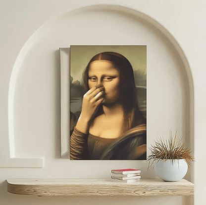🔥Specjalna cena 9,99 USD dzisiaj!!!🎁🎨🧻Zabawna sztuka łazienkowa bez ramy – dodaj trochę świątecznego śmiechu! 😂